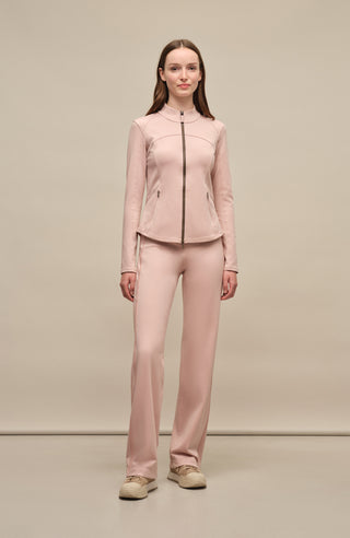 "FRAUENSCHUH Jana Sports Jacket made from Natural Powerstretch, offering a sleek, sporty look with a tailored fit and superior comfort for active lifestyles.