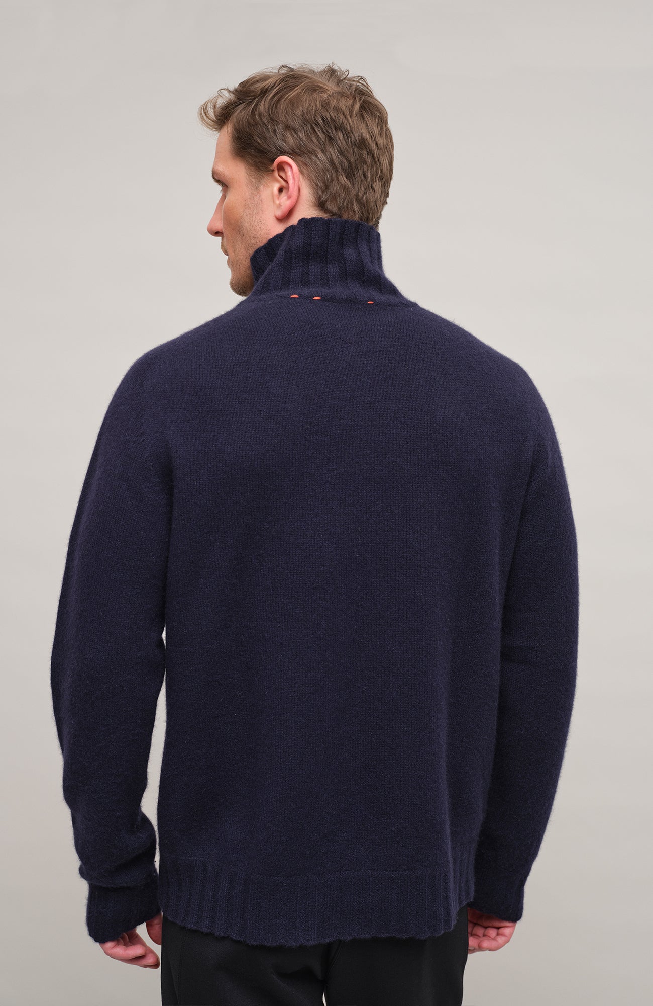 Cashmere Turtleneck Pullover - Aiden