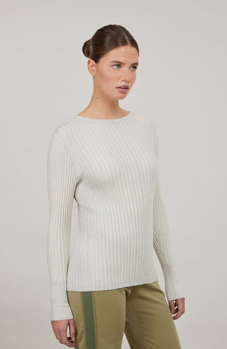 Camelia Rubino Knit Crewneck Sweater