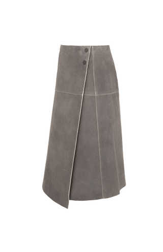 Milly Leather Skirt