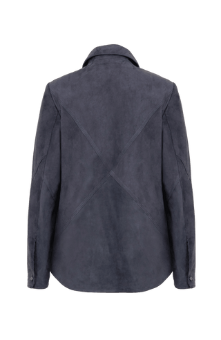 Finja Velour Leather Shirt
