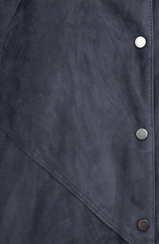 Finja Velour Leather Shirt