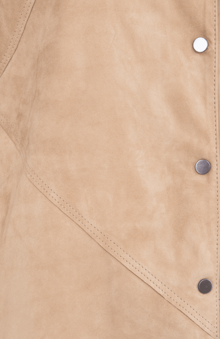 Finja Velour Leather Shirt