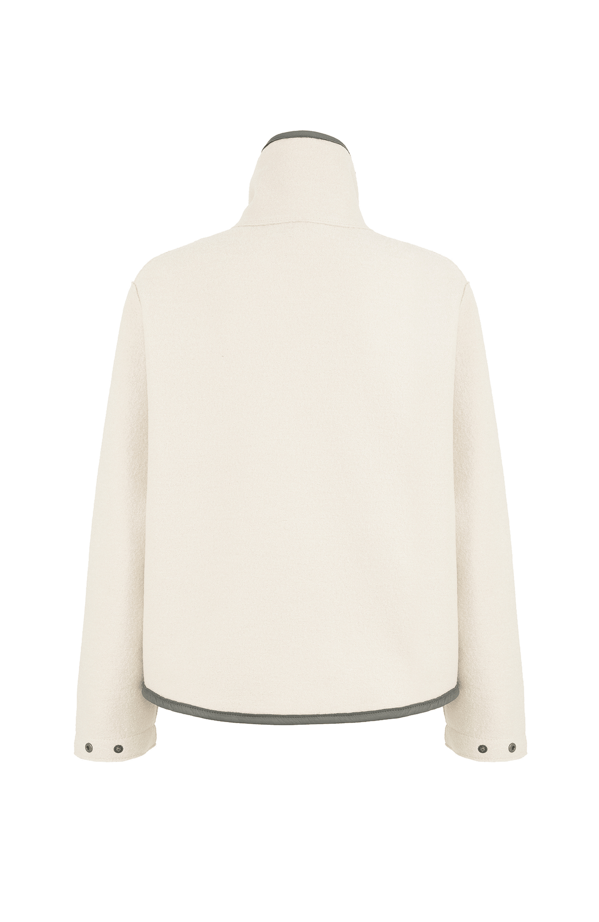 Delia Boiled Wool Cape Jacket