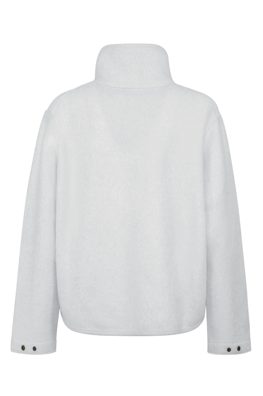 Delia Boiled Wool Cape Jacket