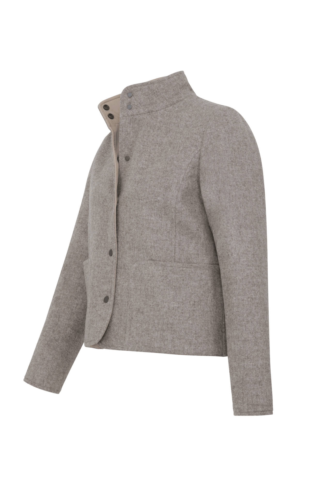 Chaqueta reversible acolchada y de Loden - Clara