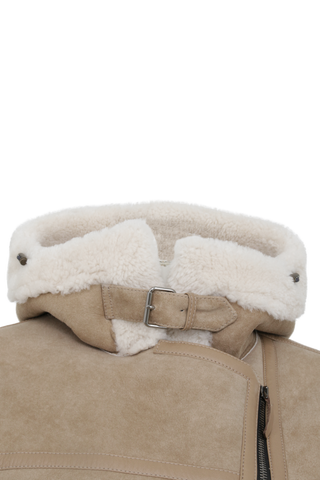 Sheepskin Biker Jacket – Norah