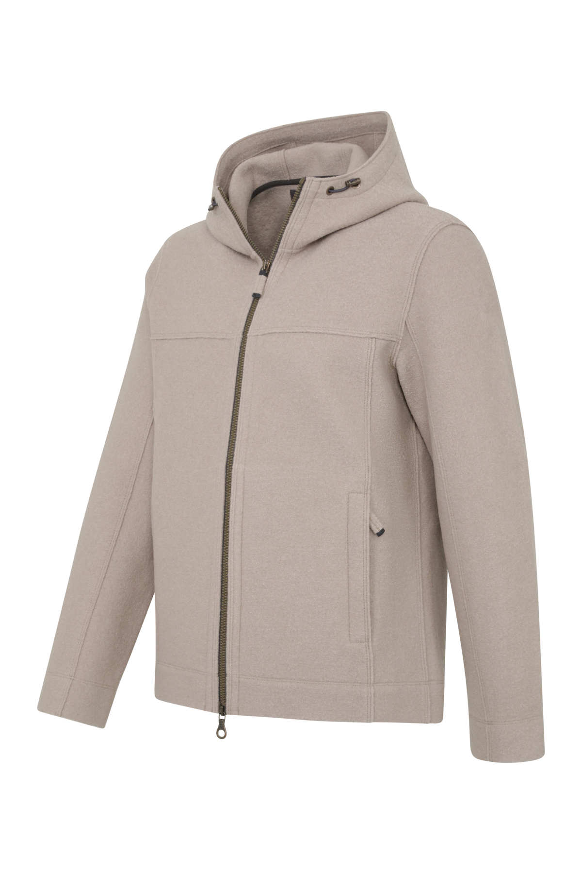 Phil Boiled Wool Hooded Jacket