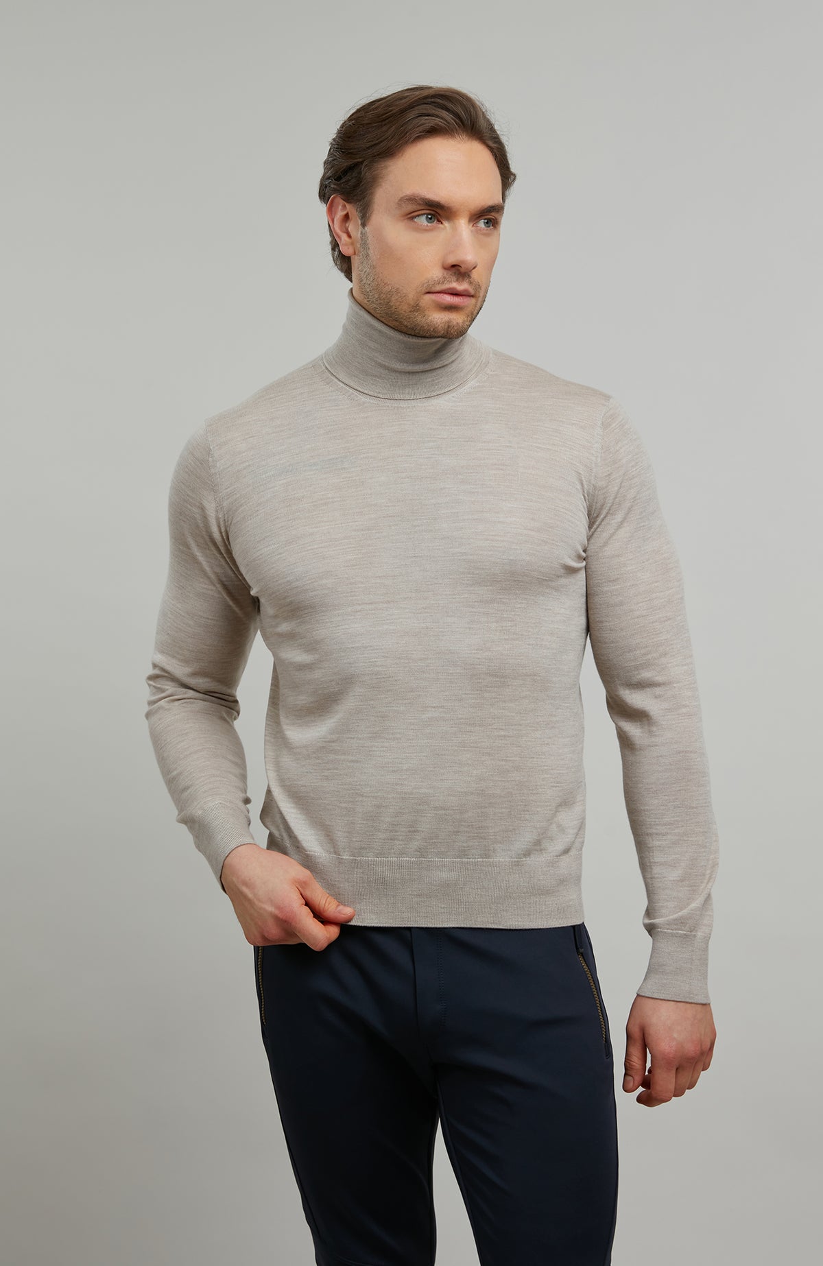 Jasper Merino Wool Turtleneck Sweater