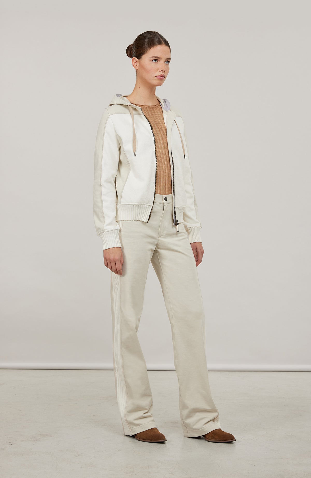 Chaqueta de algodón con capucha - Giulia