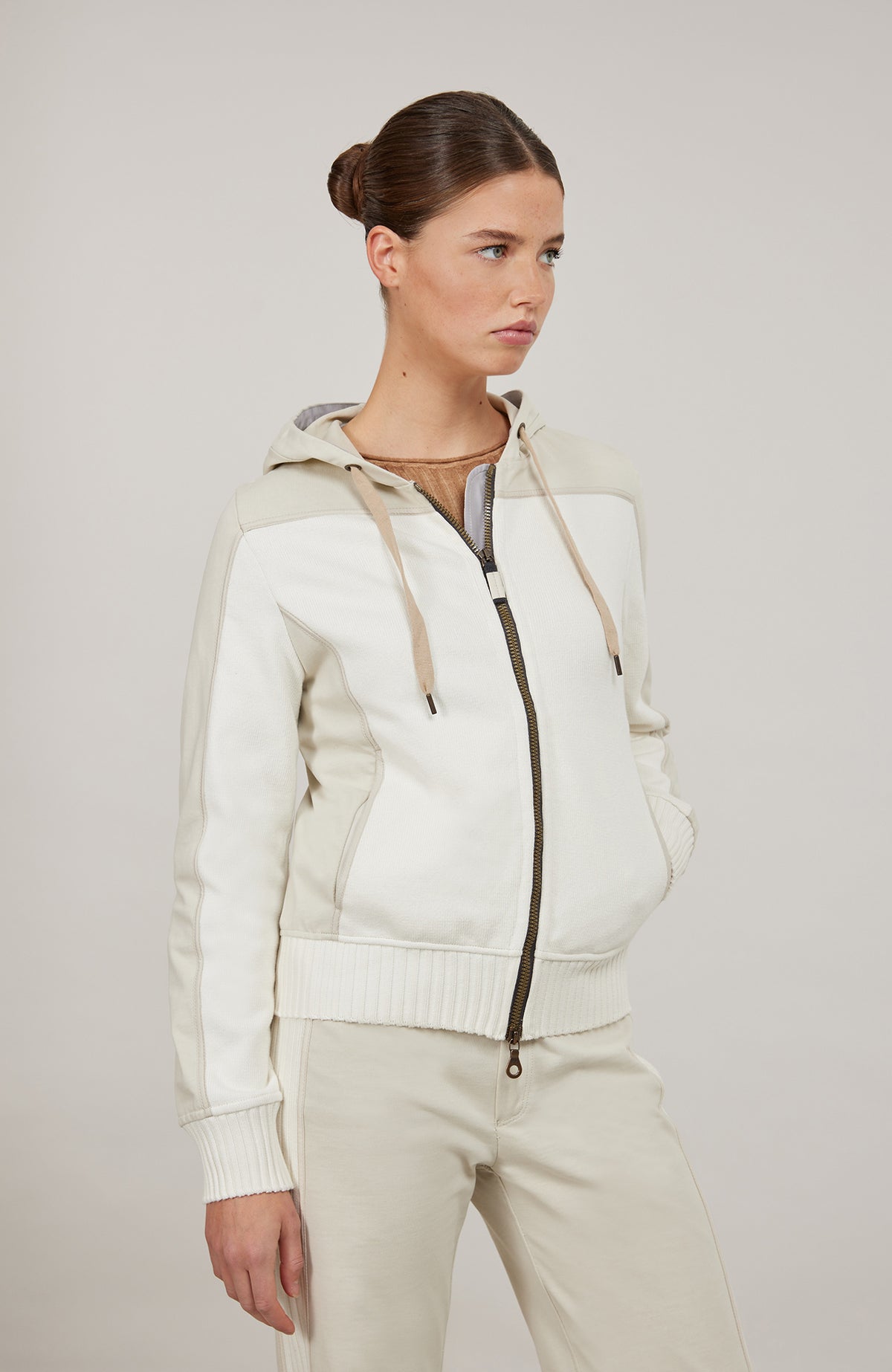 Chaqueta de algodón con capucha - Giulia