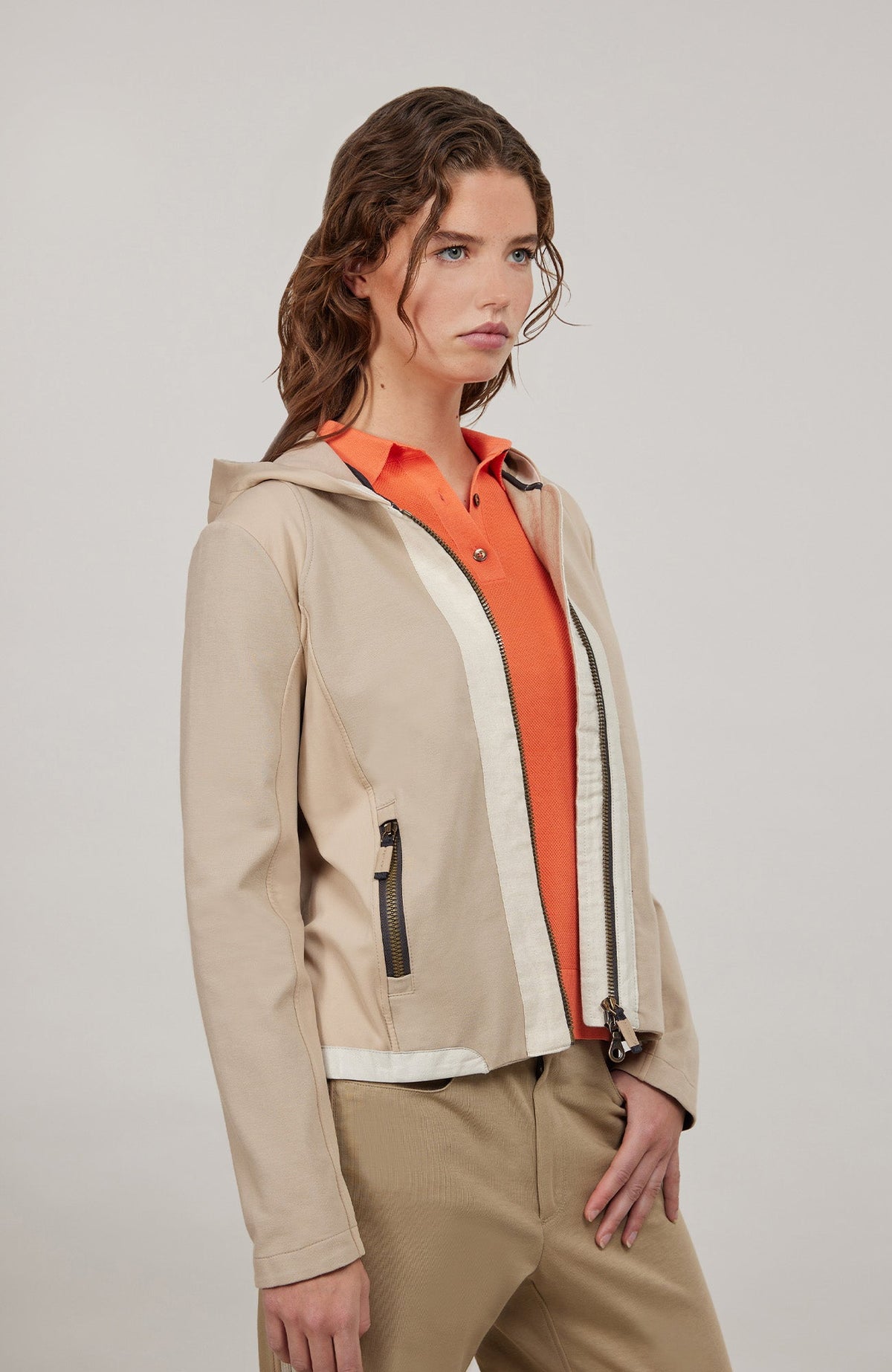 Cotton Hooded Jacket - Tory