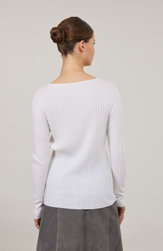 Camelia Rubino Knit Crewneck Sweater