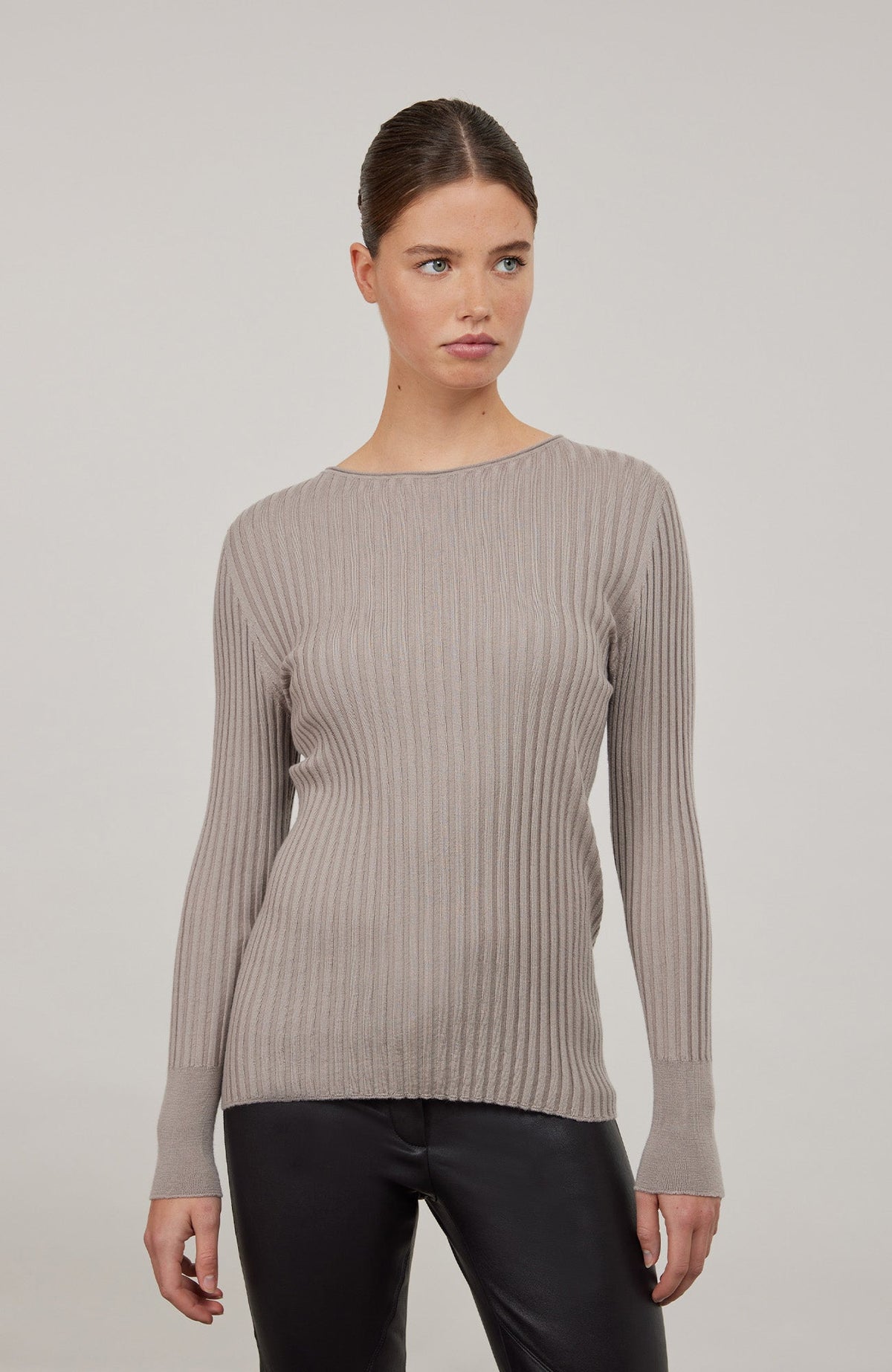 Camelia Rubino Knit Crewneck Sweater
