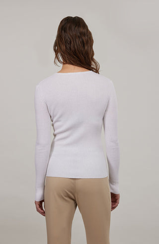 Avril Rubino Knit Crewneck Shirt