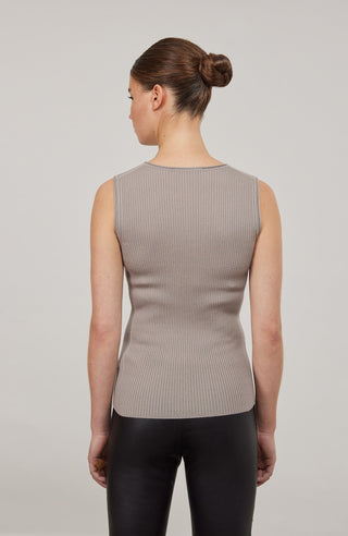 Lavinia Rubino Knit Sleeveless Top