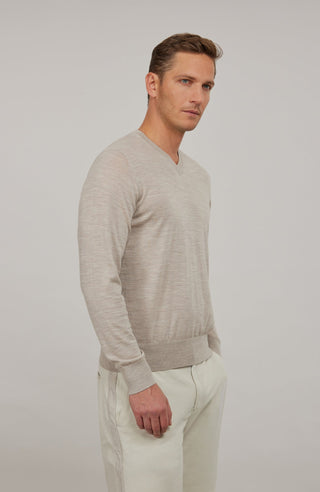 Roy Lightweight Merino Wool V-Neck Sweater