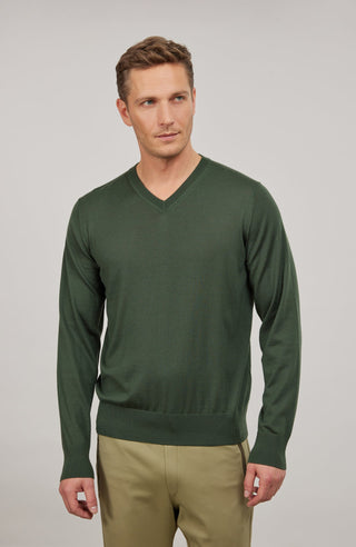 Roy Lightweight Merino Wool V-Neck Sweater