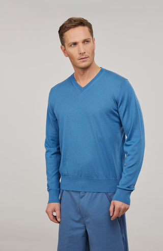 Roy Lightweight Merino Wool V-Neck Sweater