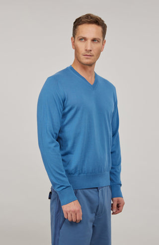Roy Lightweight Merino Wool V-Neck Sweater