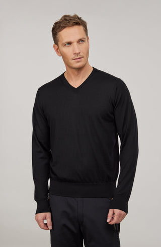 Roy Lightweight Merino Wool V-Neck Sweater