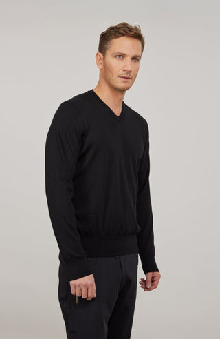 Roy Lightweight Merino Wool V-Neck Sweater