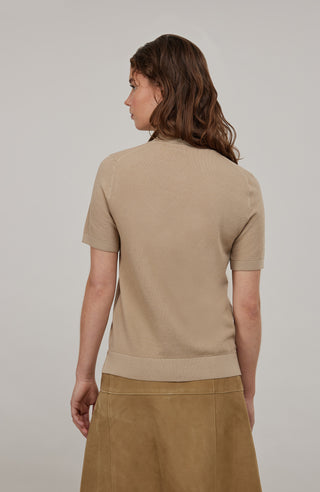 Myla Cotton Pique Polo Shirt