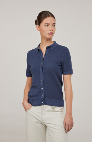 Myla Cotton Pique Polo Shirt