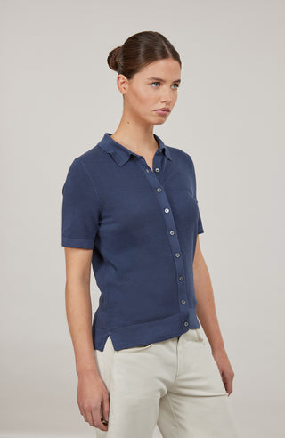Myla Cotton Pique Polo Shirt