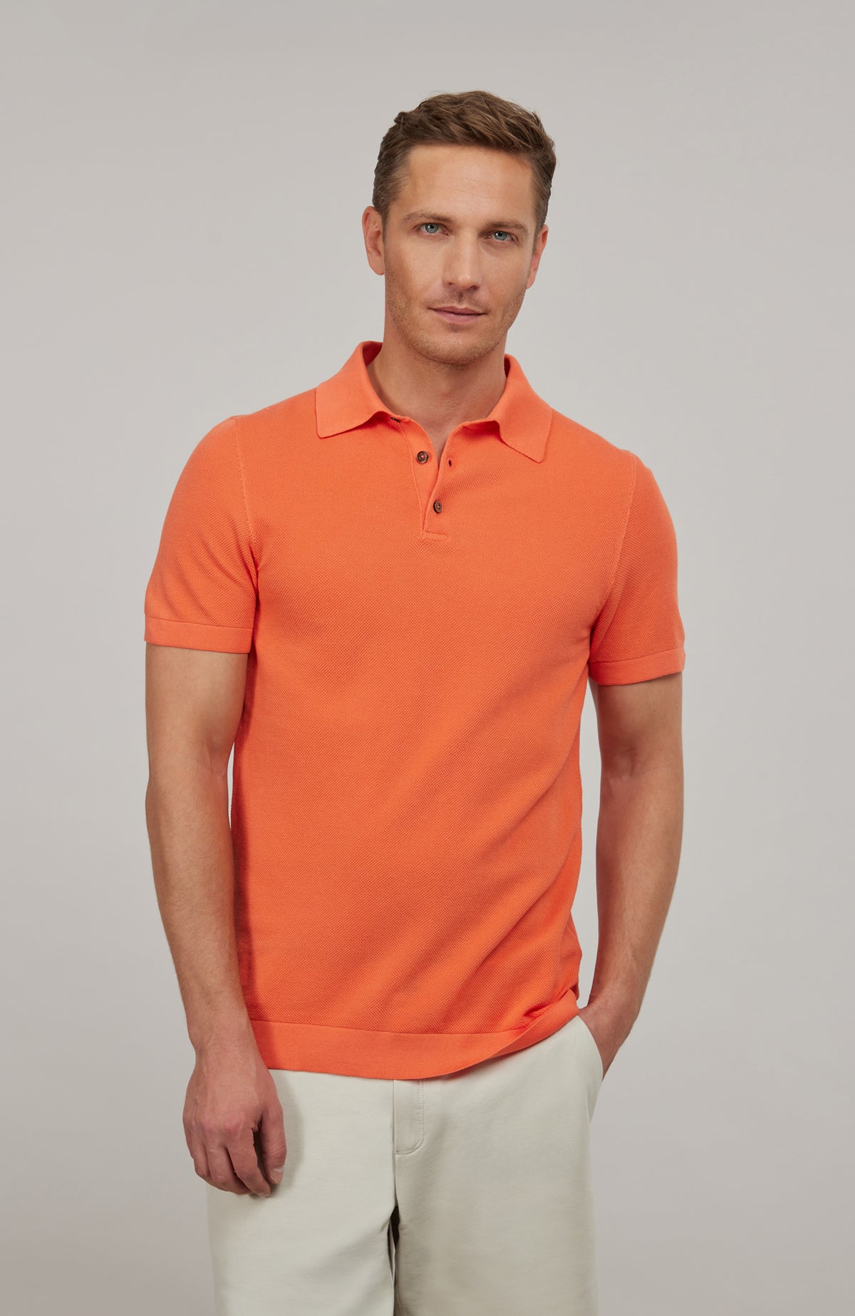 Polo de piqué de algodón - Carlo