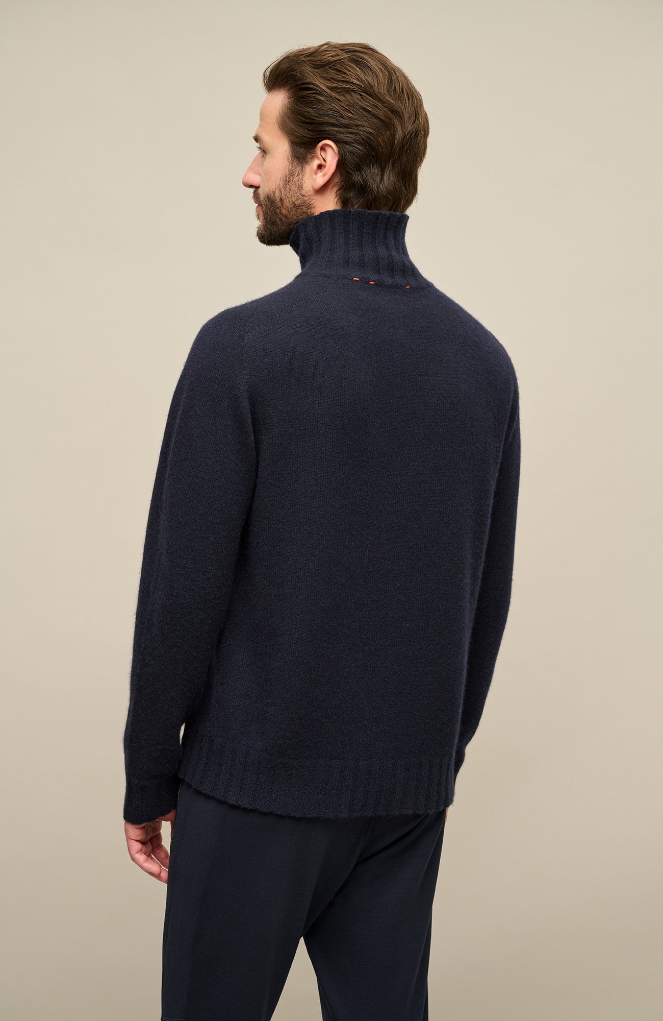 Cashmere Turtleneck Pullover - Aiden