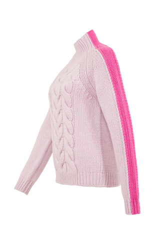 Cashmere Cable Knit Sweater - Sara