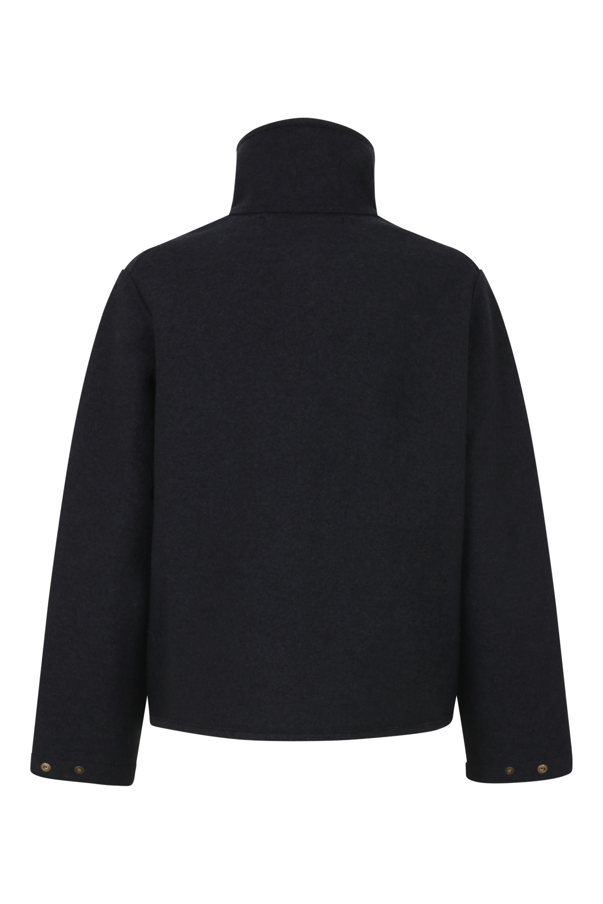 Delia Boiled Wool Cape Jacket