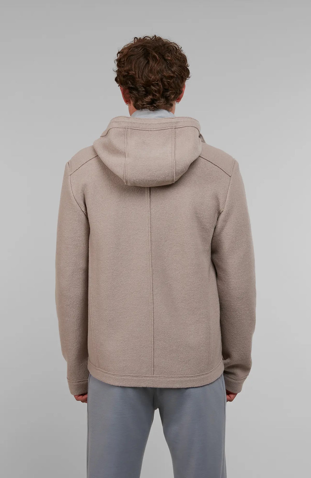 Phil Boiled Wool Hooded Jacket