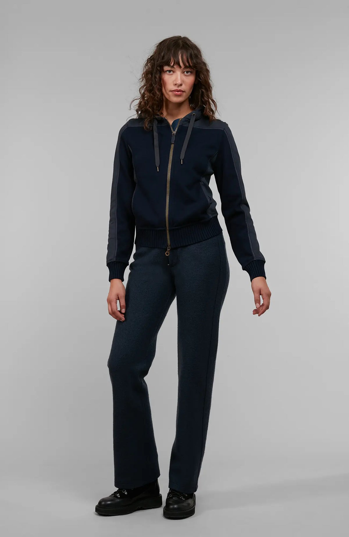Cotton Hooded Jacket - Giulia