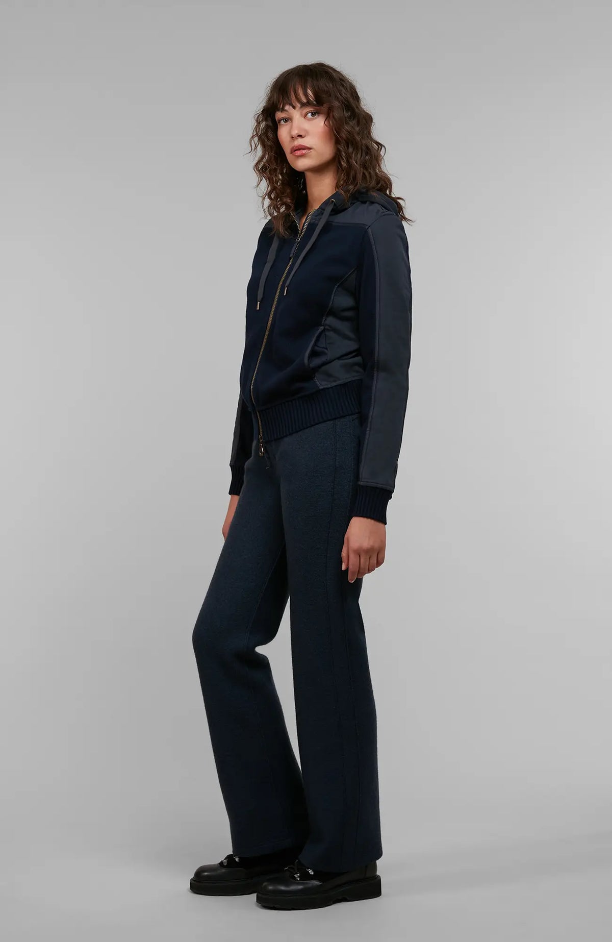 Cotton Hooded Jacket - Giulia