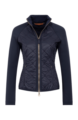 Karen Quilt Stretch Sport Jacket by Frauenschuh – Sporty, elegant women's jacket made from quilted nylon and natural power stretch. Sustainable production from Austria, now available in the USA.