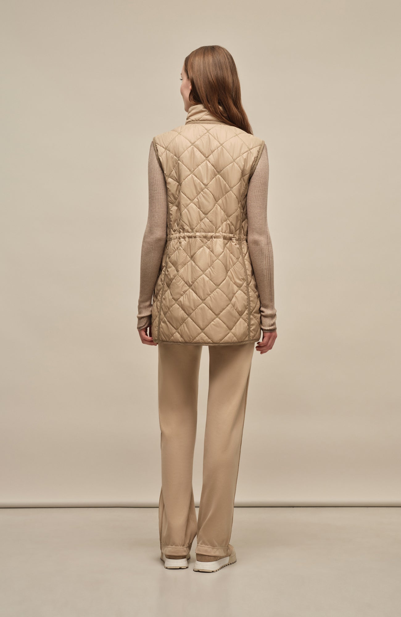 Long Quilted Vest – Kim