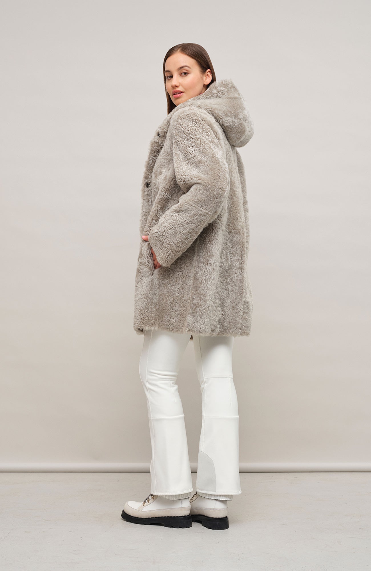 Olivera Lambskin Coat – Frauenschuh USA