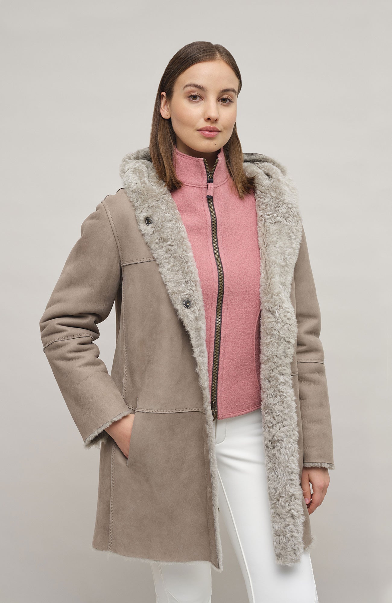 Lambskin Coat - Olivera