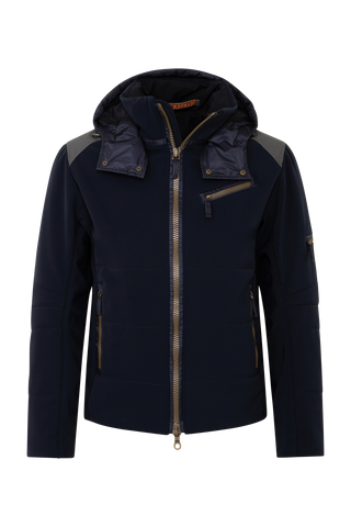 Luxurious men's ski jacket from Frauenschuh in a classic design, made for the style-conscious ski community