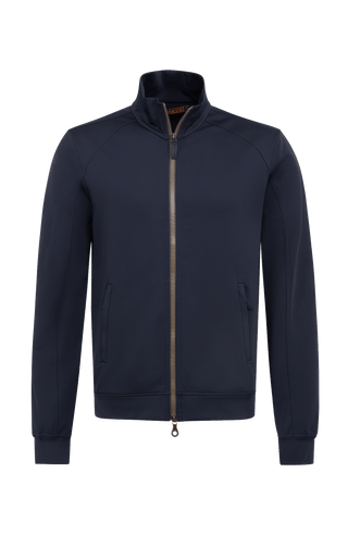 FRAUENSCHUH sustainable fashion Austria brand: Men's sports jacket in natural Powerstretch fabric, designed for comfort and style.