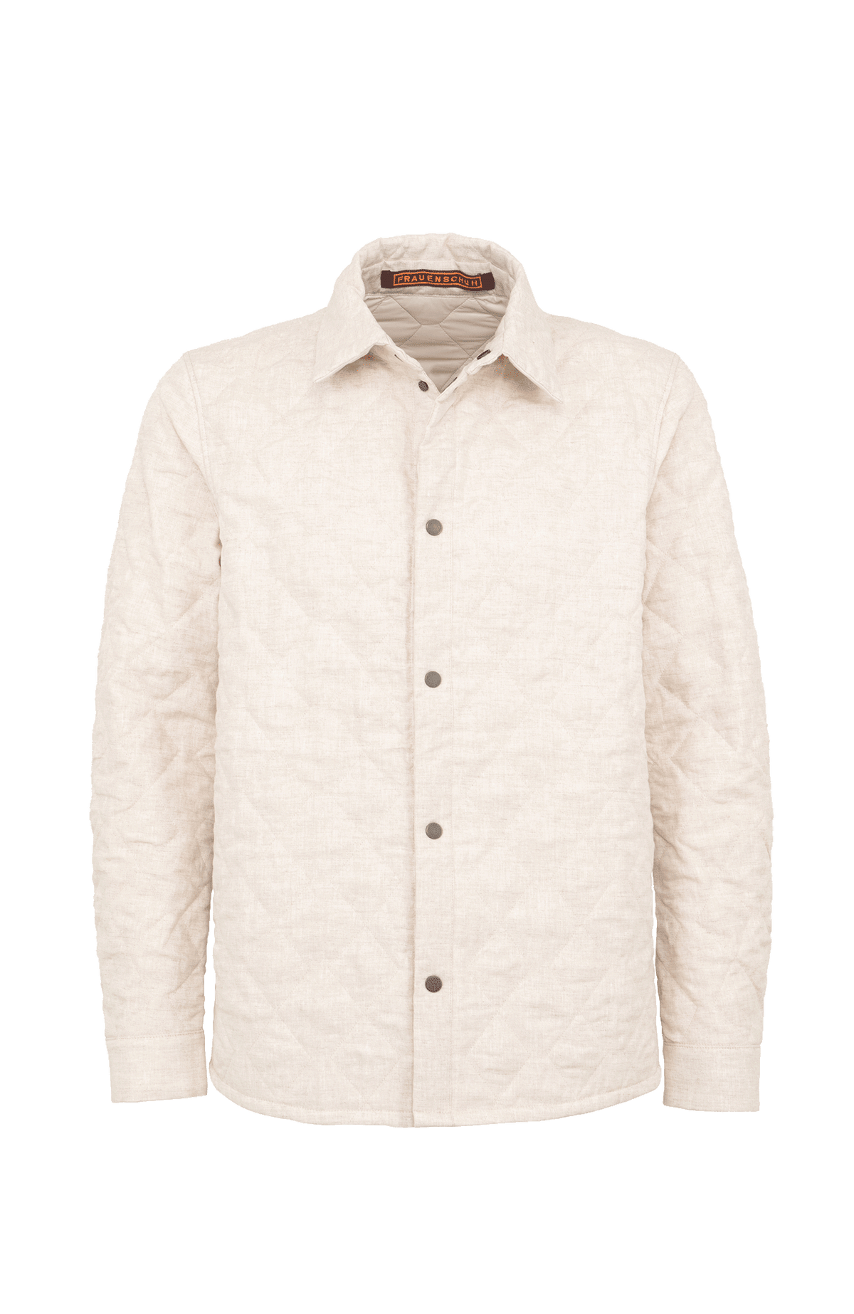 Chaqueta reversible de entretiempo para hombre en lino y quilt. FRAUENSCHUH apuesta por un diseño propio y la mejor calidad