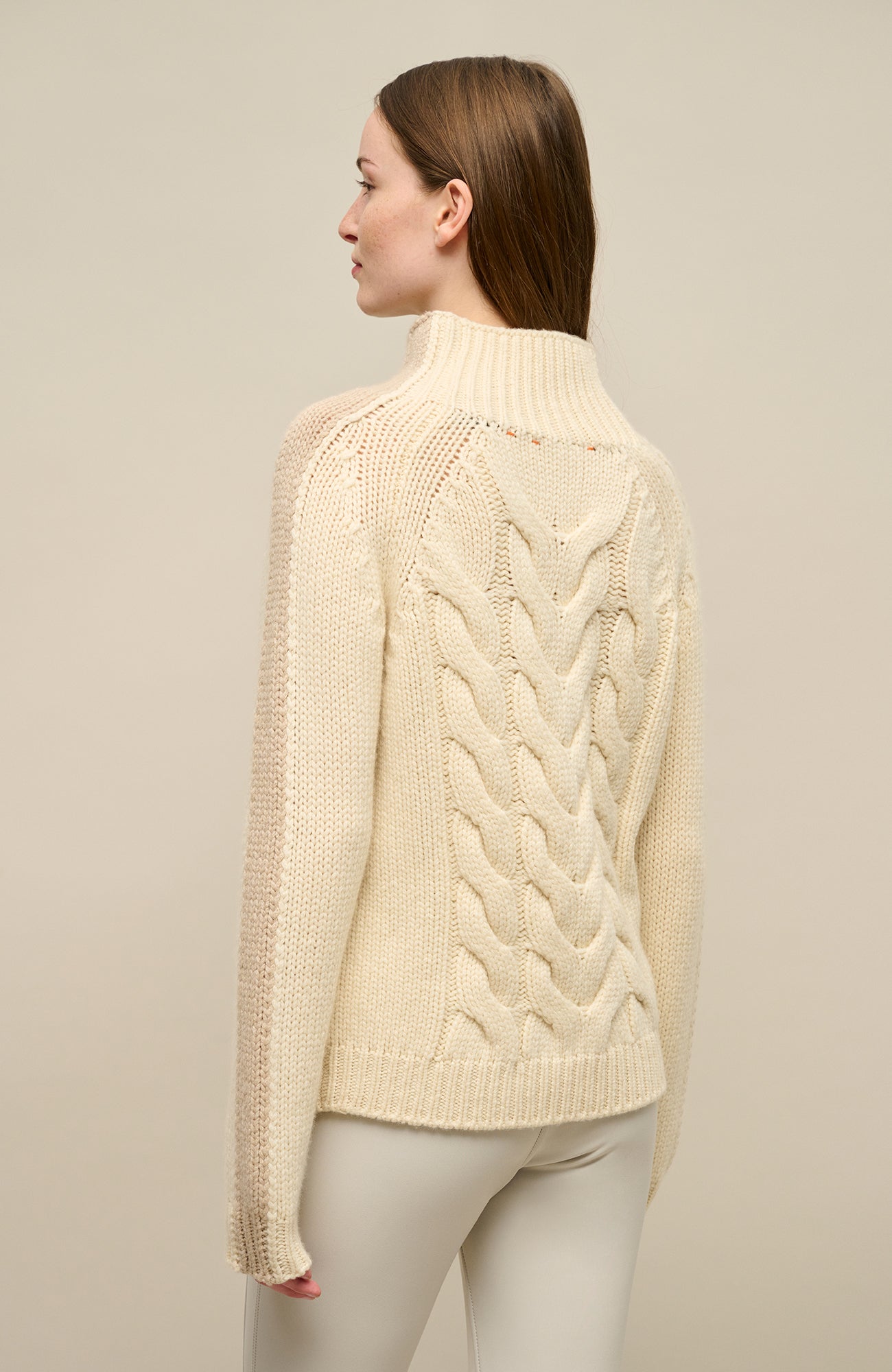 Cashmere Cable Knit Sweater - Sara