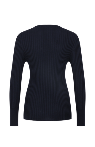 Camelia Rubino Knit Crewneck Sweater
