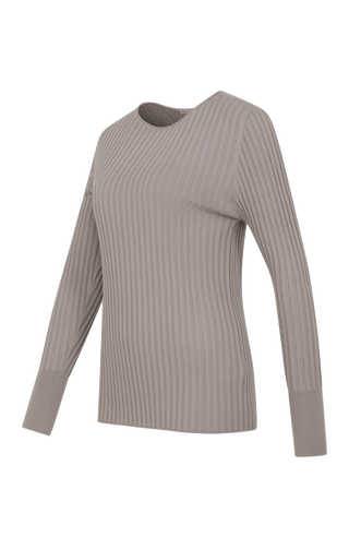Camelia Rubino Knit Crewneck Sweater