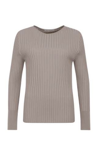 Camelia Rubino Knit Crewneck Sweater