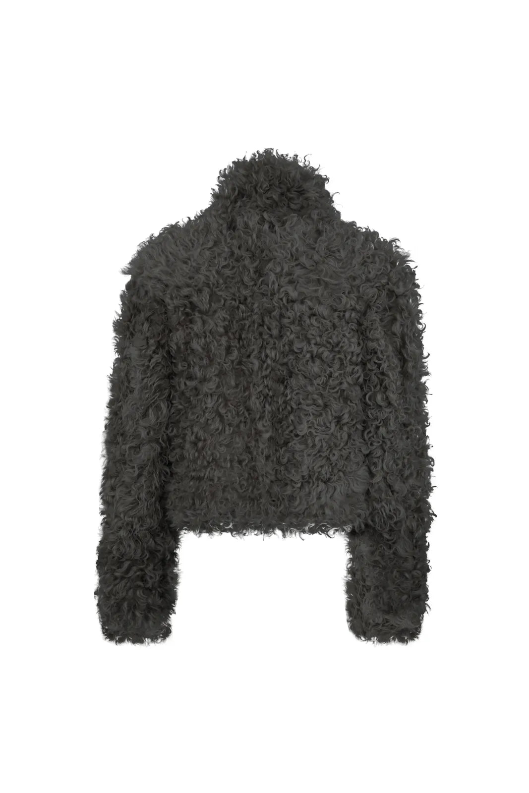Ada Curly Shearling Biker Jacket