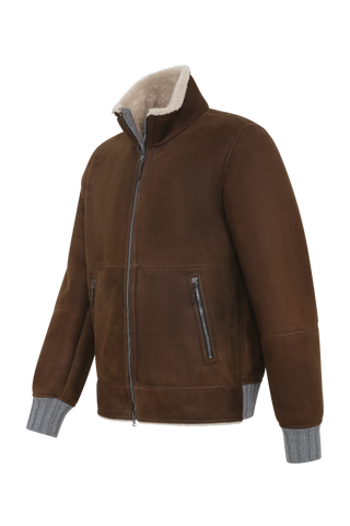Chaqueta de cuero Alvin