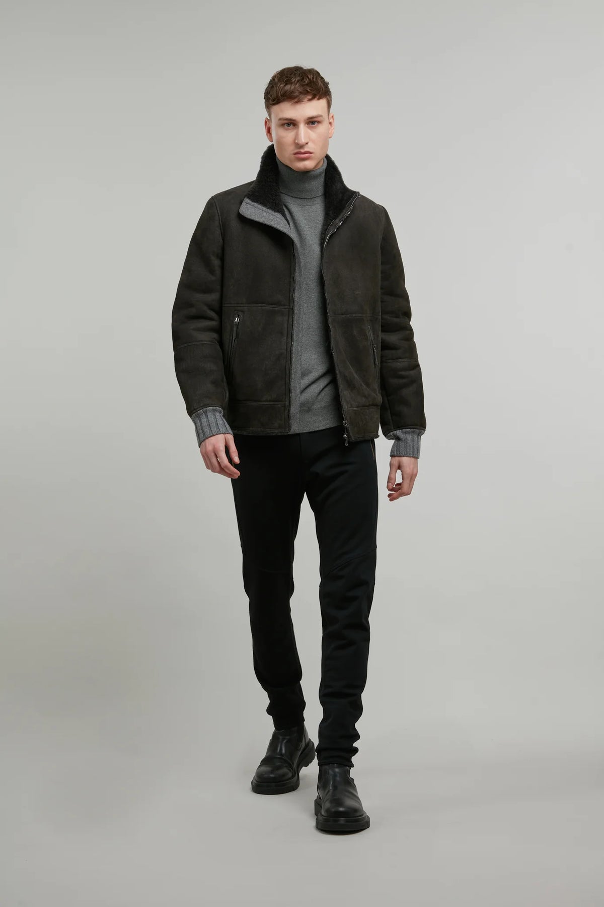 Chaqueta de cuero Alvin